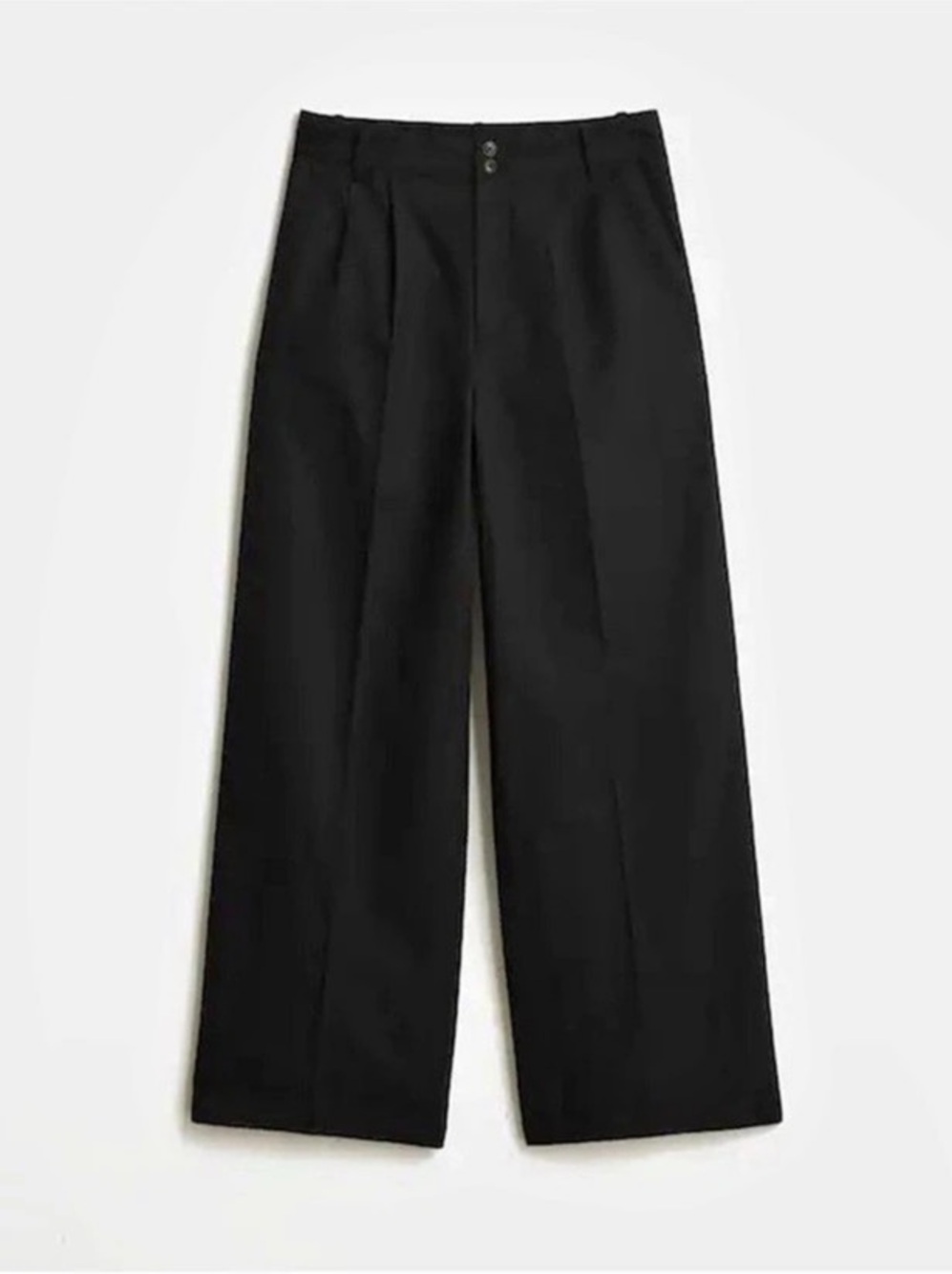Madewell The Harlow Wide-Leg Pants in Black